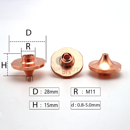 Сопло двойное D=28мм H=15мм SS
